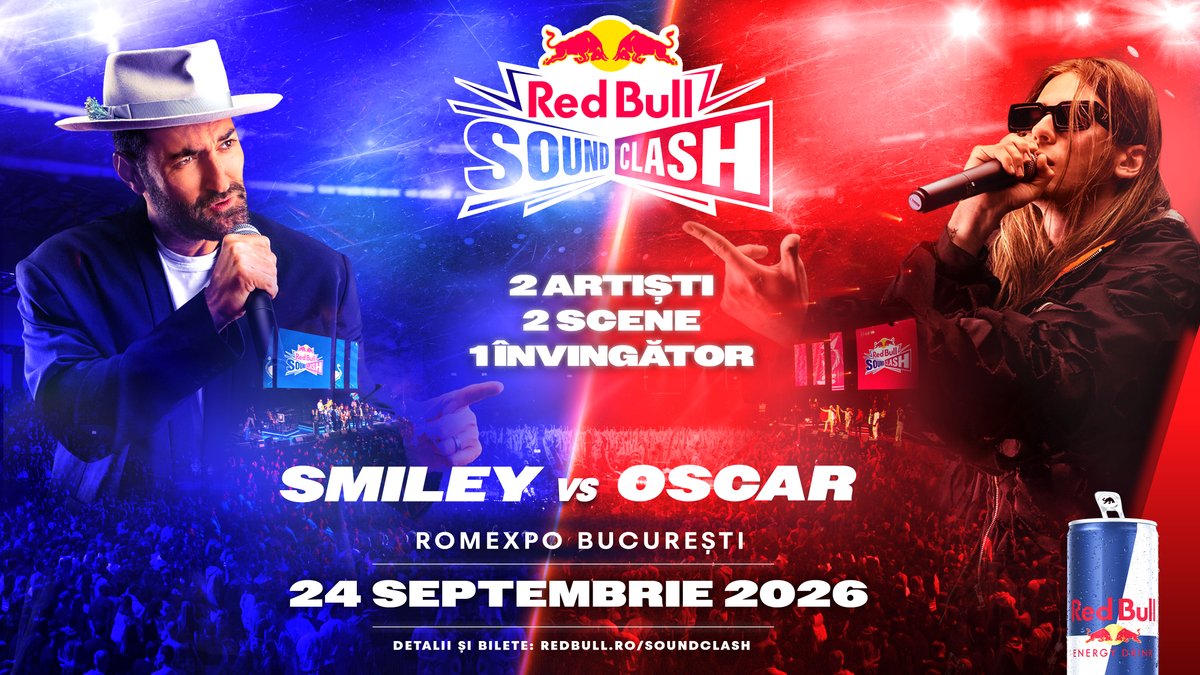 Smiley și Oscar, față în față la Red Bull SoundClash 2026