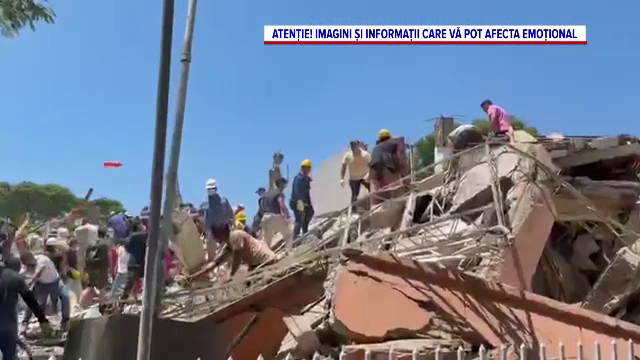 Un bebeluș scos în viață de sub dărâmături, în Cali, Columbia, după cel mai puternic cutremur din ultimele 3 decenii