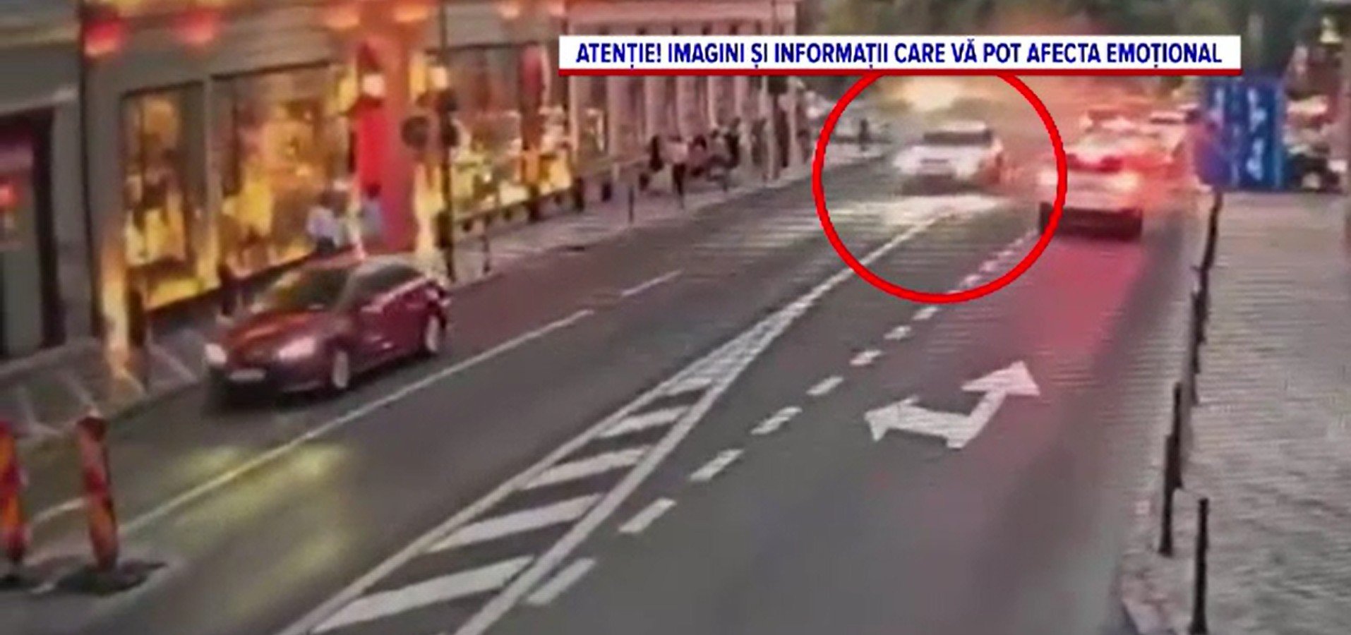 Prima reacție a șoferului din Brașov care a ucis cu mașina doi pietoni aflați pe trotuar, în centrul Brașovului
