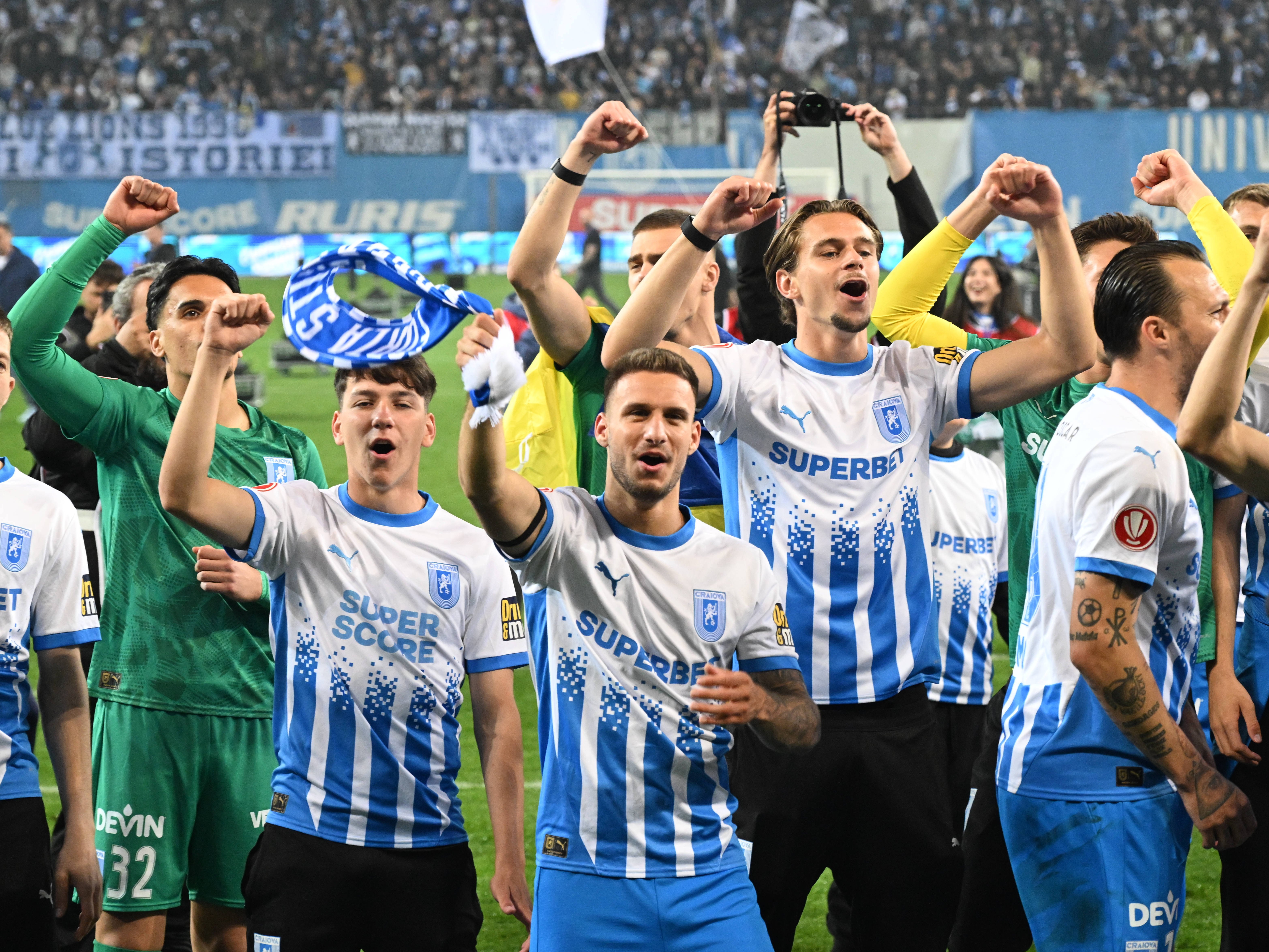 Universitatea Craiova s-a calificat în play-off-ul Europa League, după 2-1 cu KuPS Kuopio