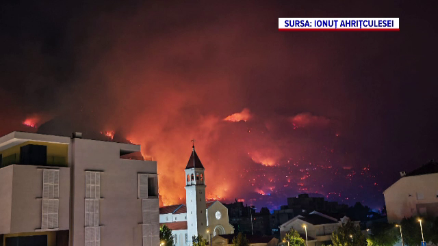 Un român aflat în vacanță în Croația a fost prins în incendiul devastator. A ajutat mai mulți oameni să părăsească zona