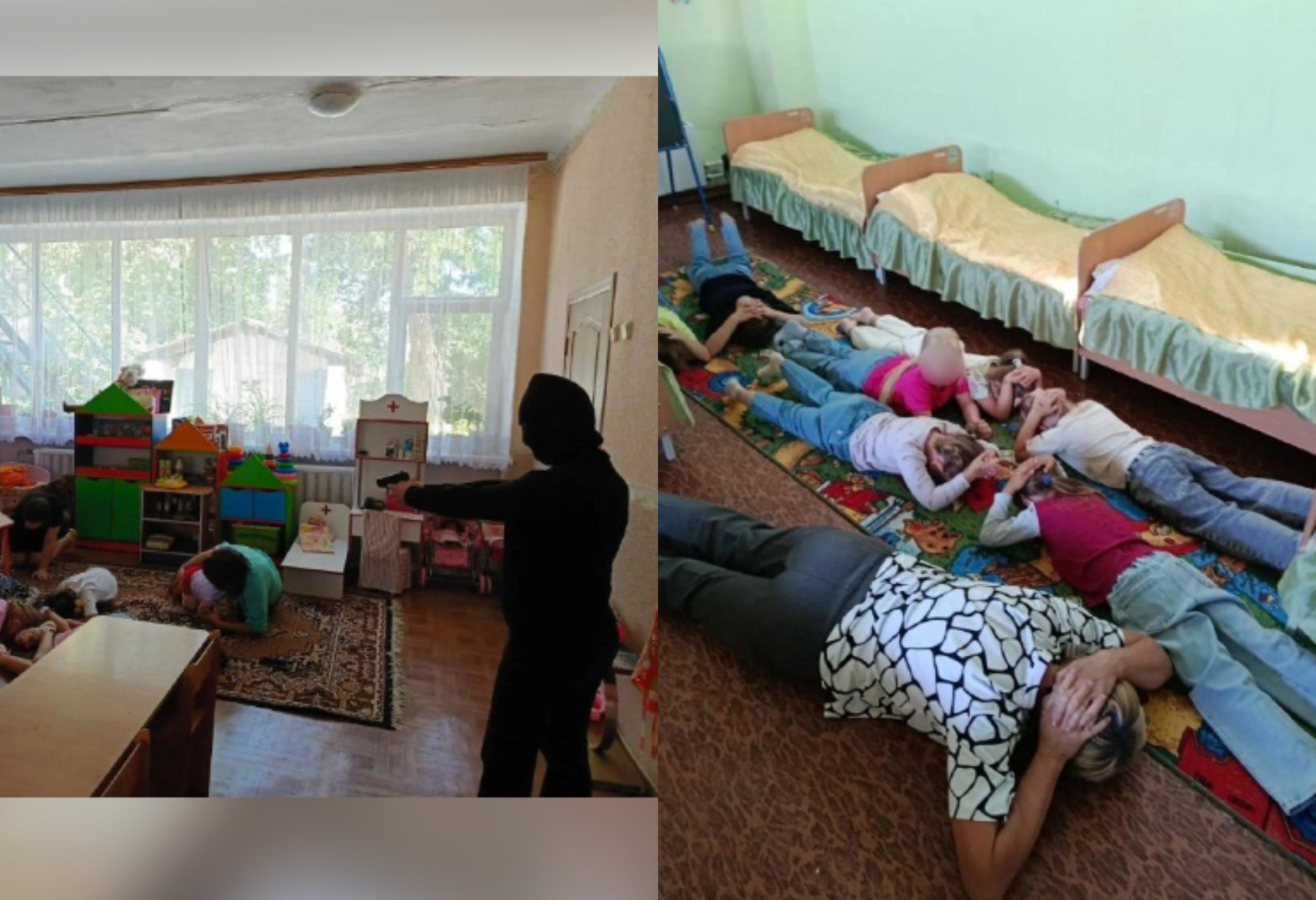 În grădinițele din Rusia au avut loc pentru prima dată exerciții antiteroriste. Copiii au fost „luați ostatici”