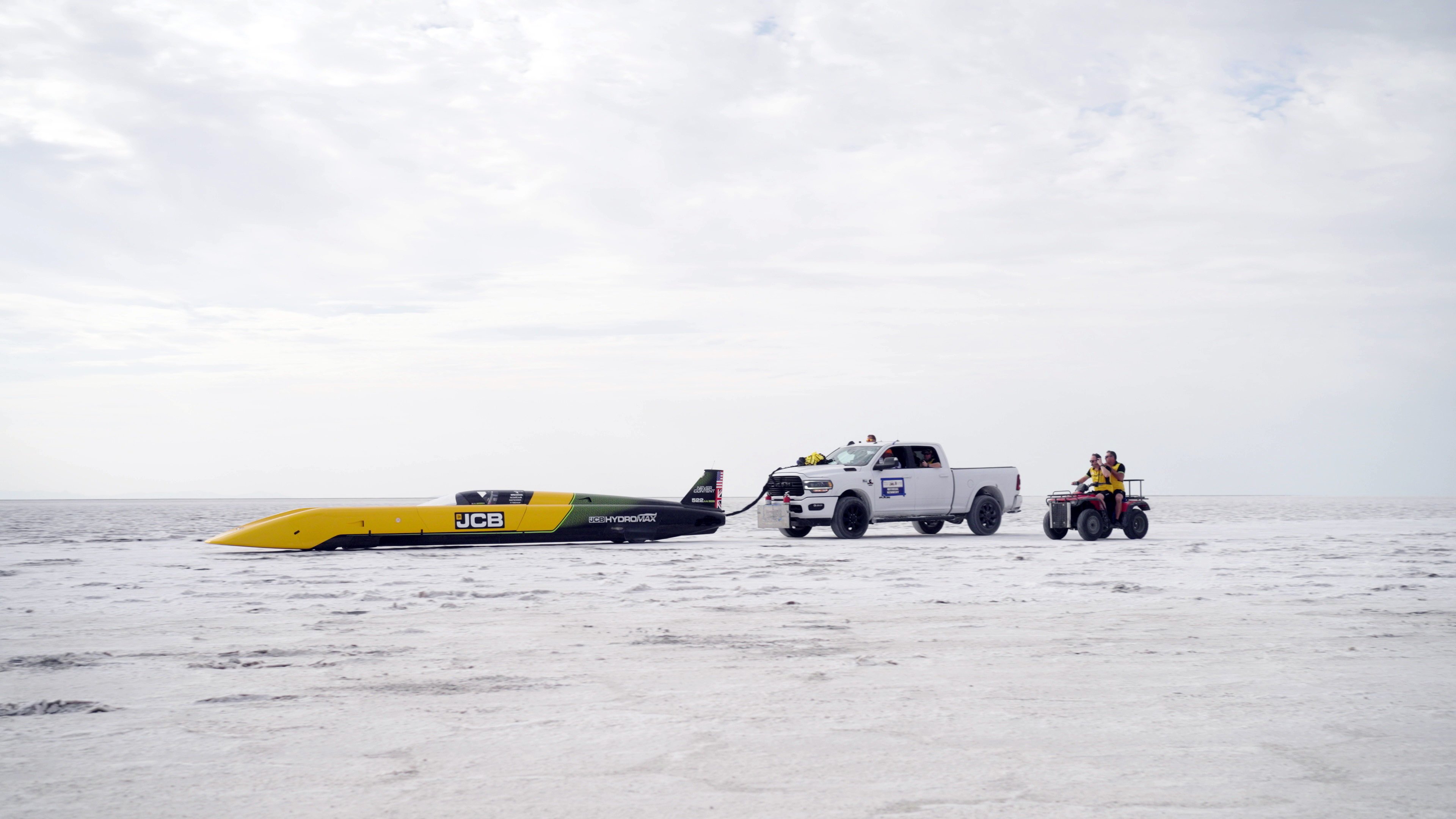 Record spectaculos în Utah. O mașină cu hidrogen a atins peste 660 km/h