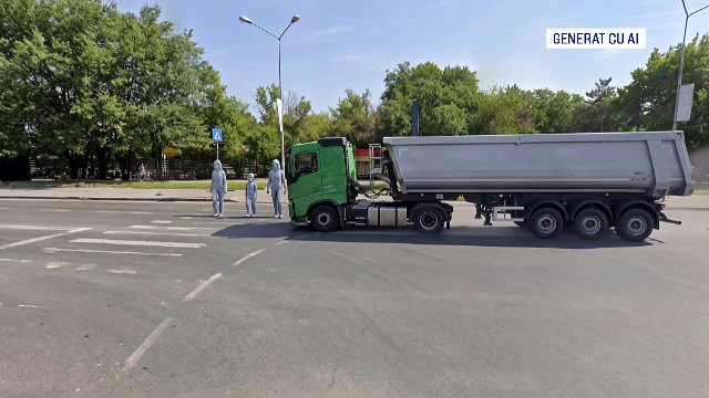ANIMAȚIE. Accident înfiorător în București. O tânără a murit, mama și ei sunt grav rănite. Au fost lovite de un camion