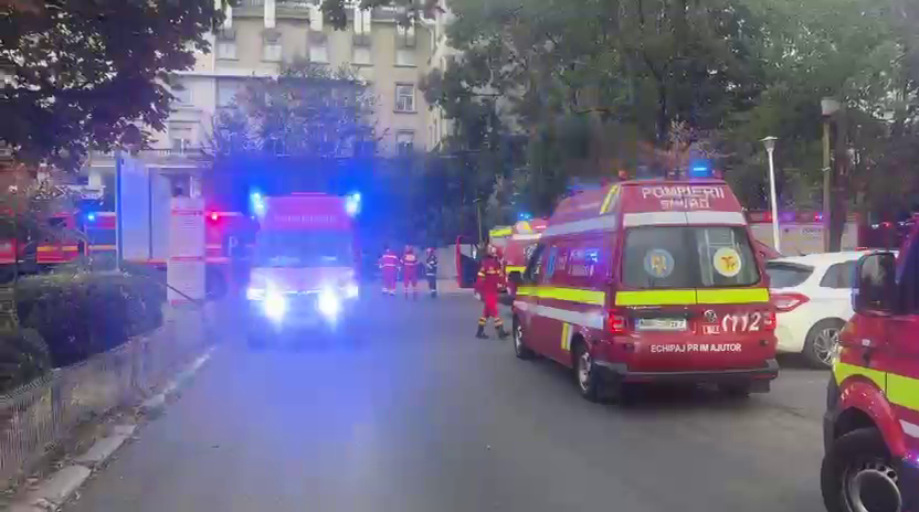 Incendiu la Institutul Clinic Fundeni din București. 37 de pacienți au fost evacuați de urgență