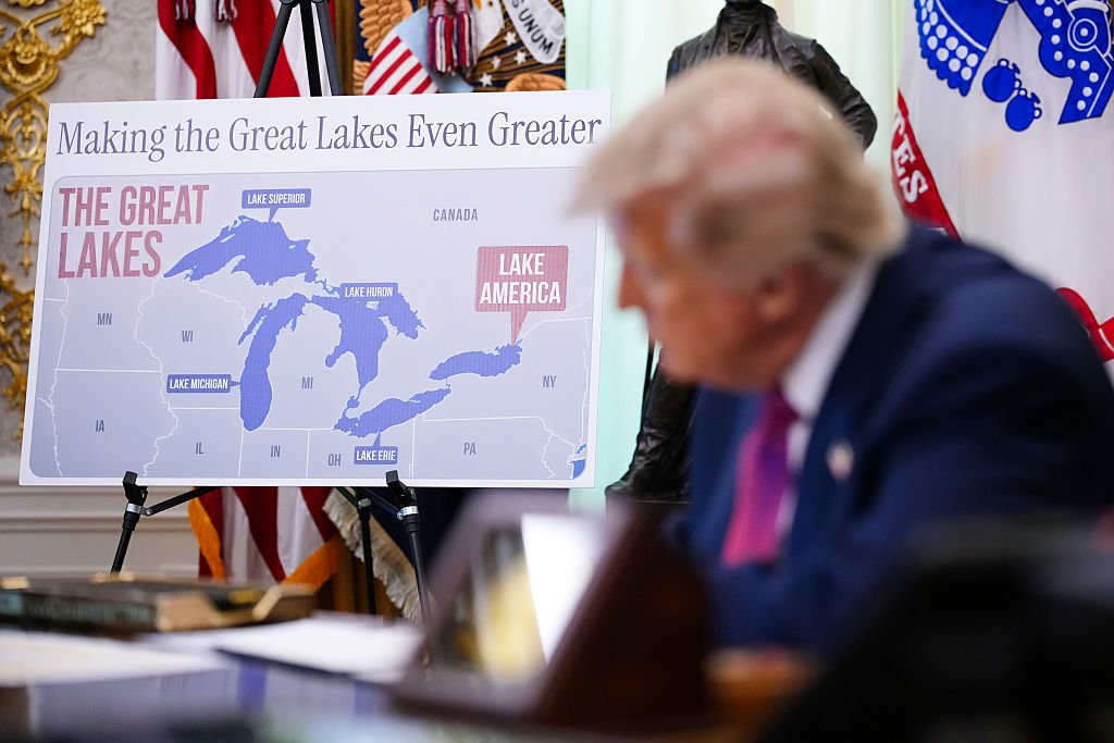 Reacția fermă a Canadei după ce Donald Trump a schimbat numele lacului Ontario în „Lacul America”