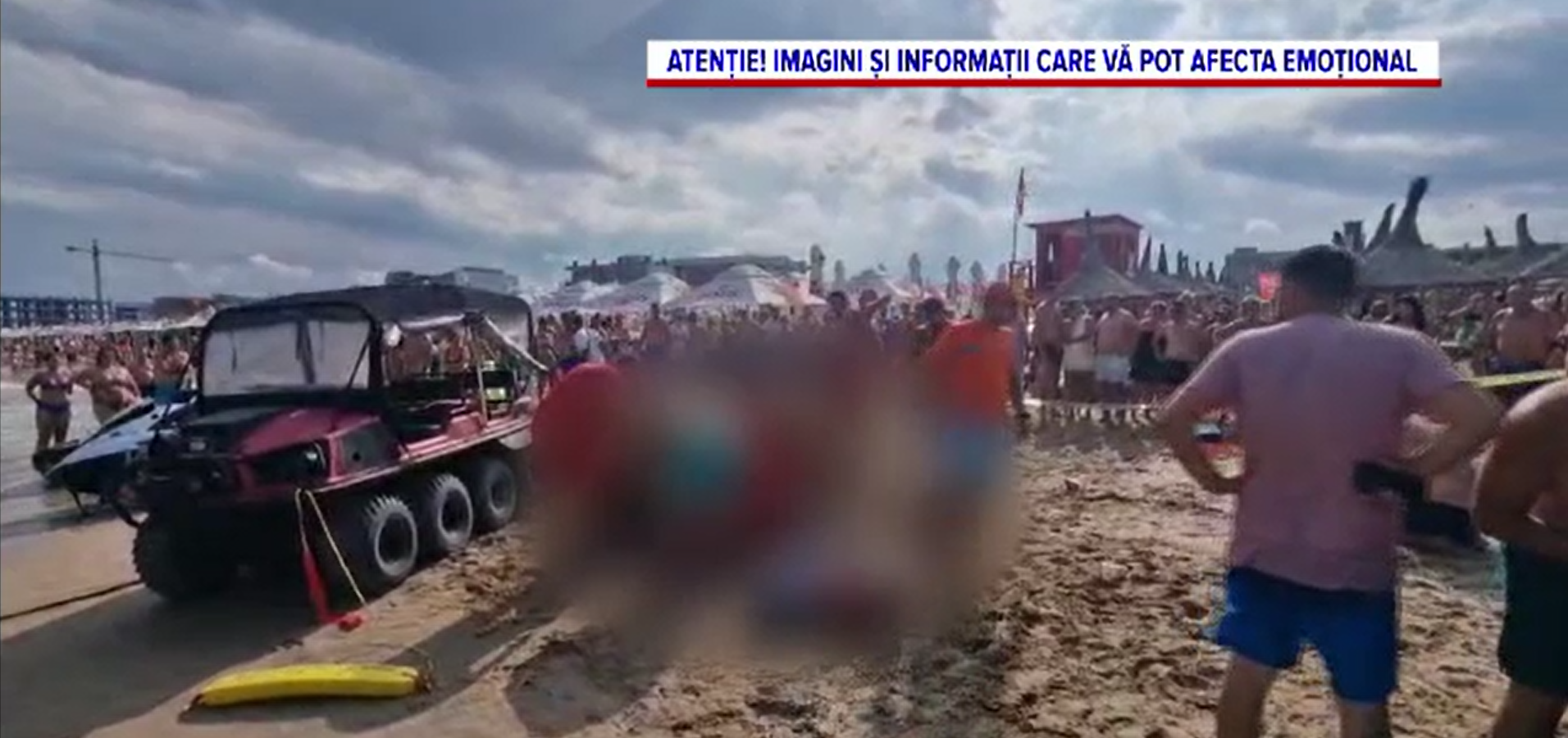 Tragedie pe litoral. Un turist de 68 de ani a murit după ce a intrat în mare, deși era arborat steagul roșu