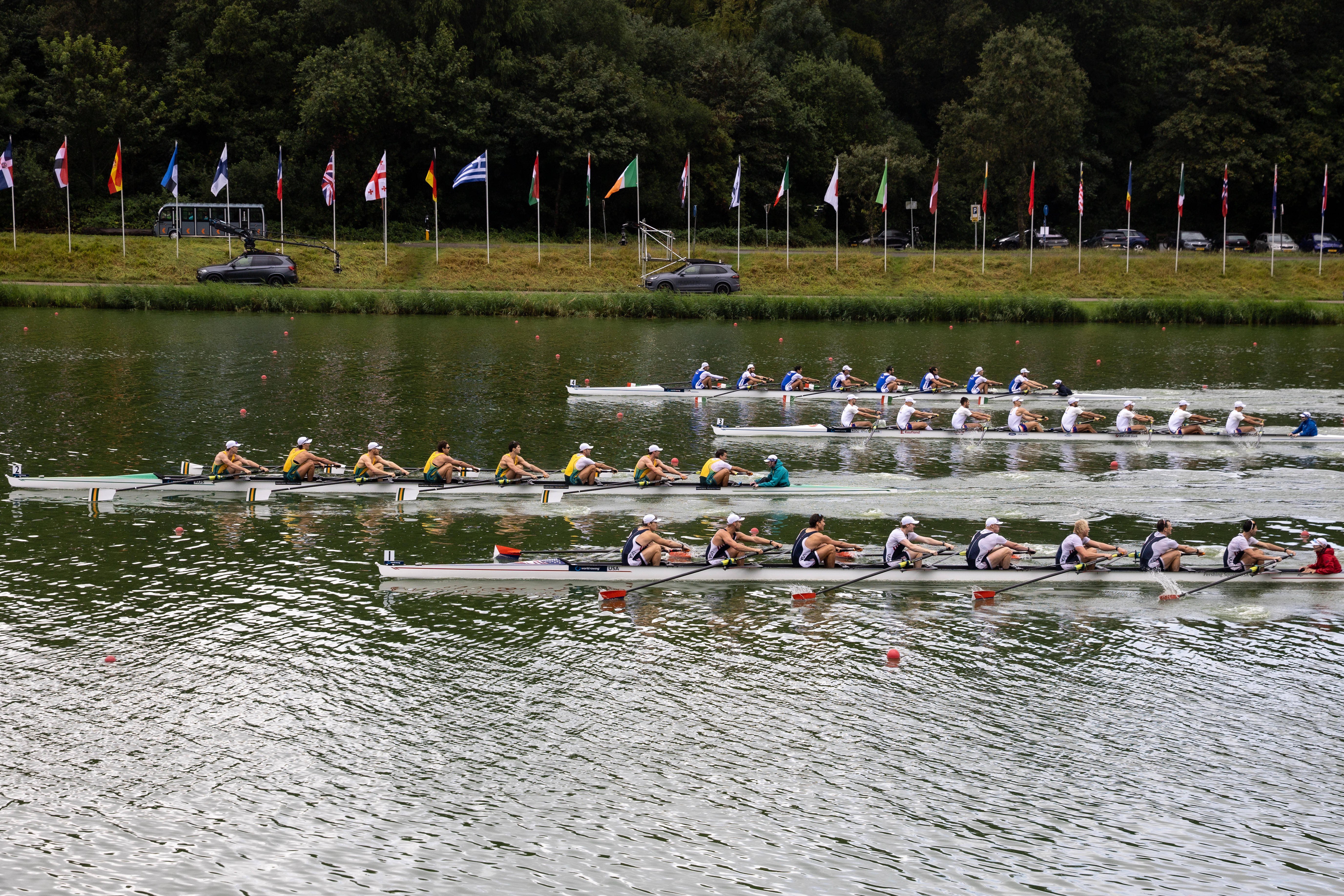 România a câştigat al treilea aur mondial la Amsterdam, cu barca de 8+1 mixt. Simona Radiş şi Adriana Adam au scris istorie