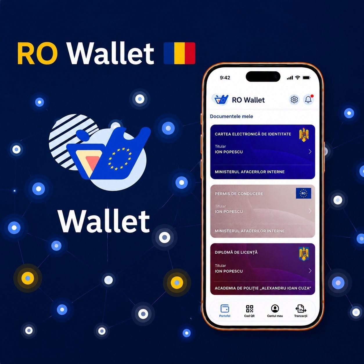 MAI anunță lansarea proiectului „RO Wallet”, portofelul digital pentru acte. Când va fi disponibilă aplicația