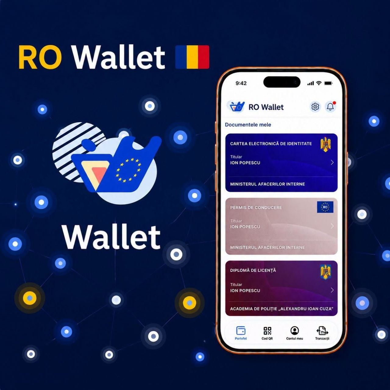 MAI anunță lansarea proiectului „RO Wallet”, portofelul digital pentru acte. Când va fi disponibilă aplicația