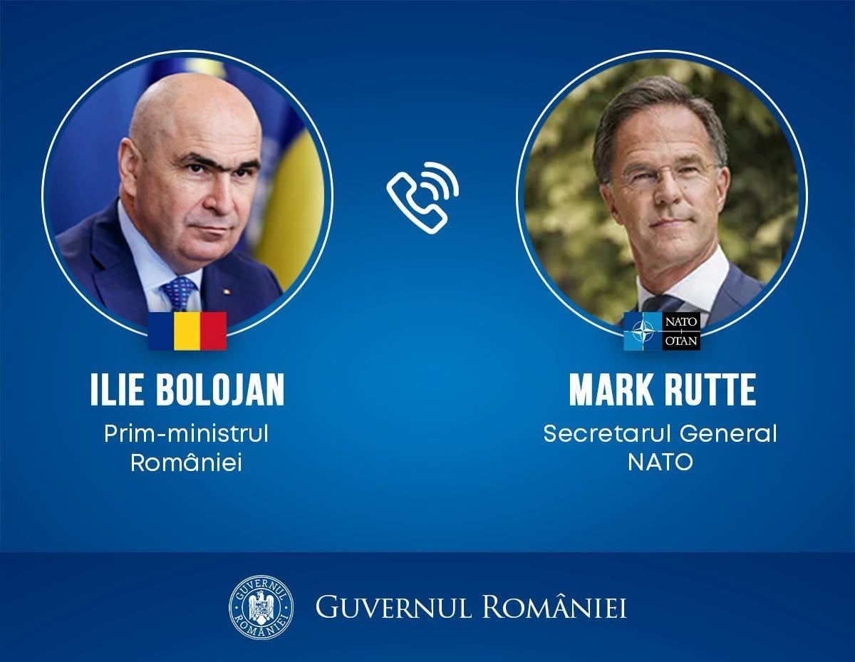 Ce a vorbit Ilie Bolojan cu liderul NATO după loviturile Rusiei de la granița României