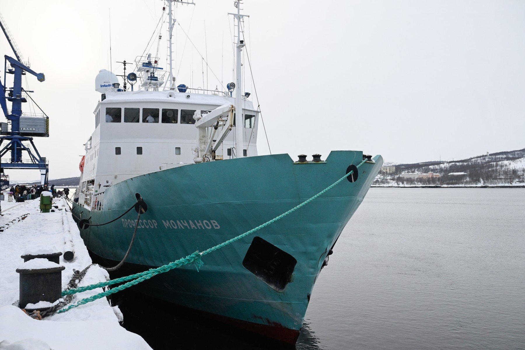 Nava rusă "Professor Molchanov", sechestrată în Arctica de autoritățile norvegiene la cererea Ucrainei