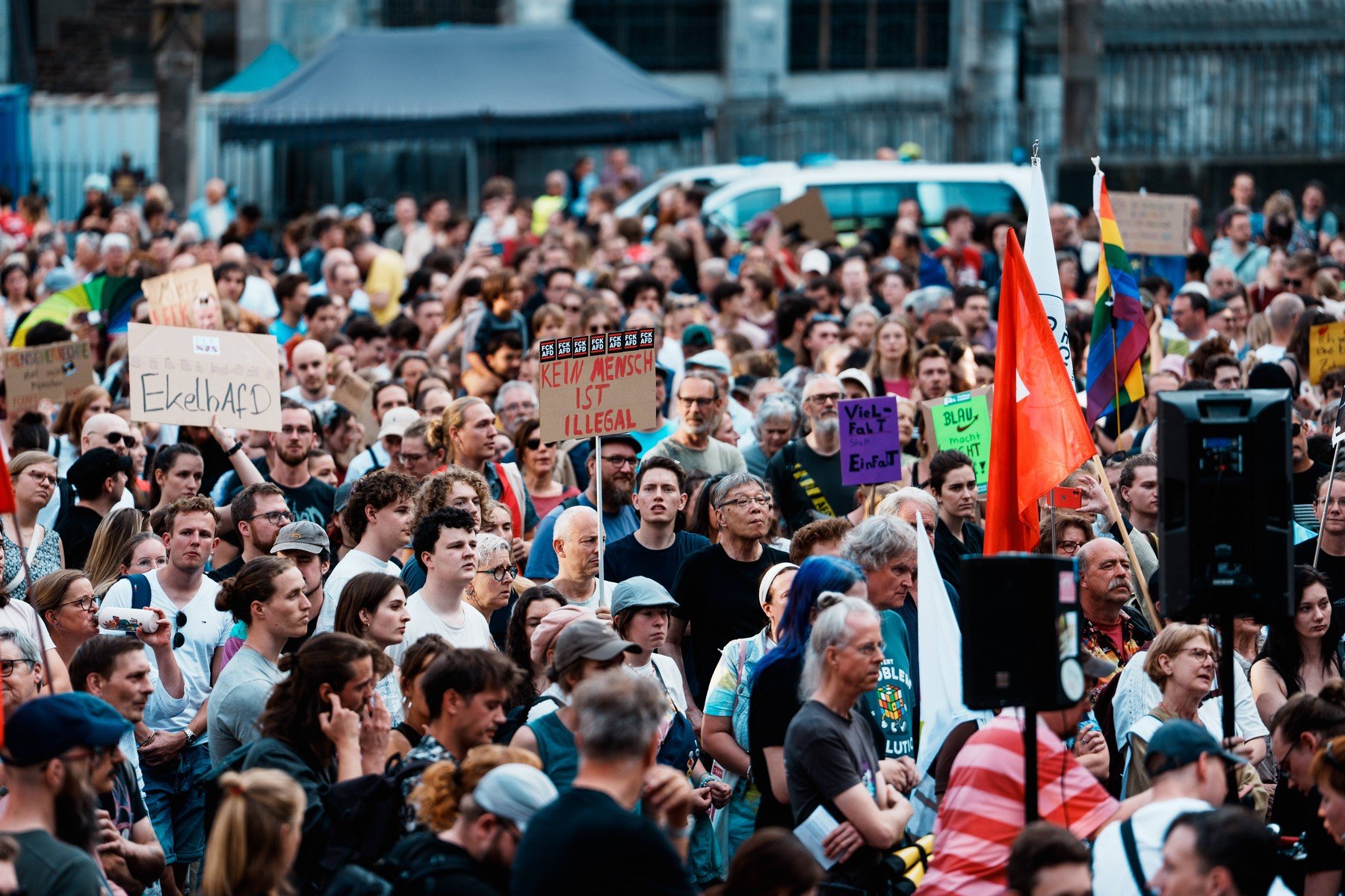 Proteste în Germania după victoria AfD. „Nu trebuie să acceptăm în tăcere”