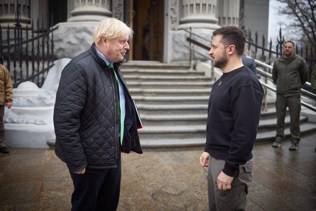 Rusia a lovit un tren ucrainean la scurt timp după ce Boris Johnson și oficiali europeni de rang înalt au părăsit gara