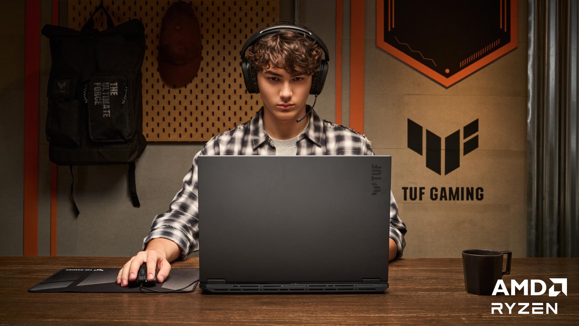 (P) Laptopurile de gaming ASUS TUF cu procesoare AMD Ryzen™ oferă putere și rezistență fără compromisuri