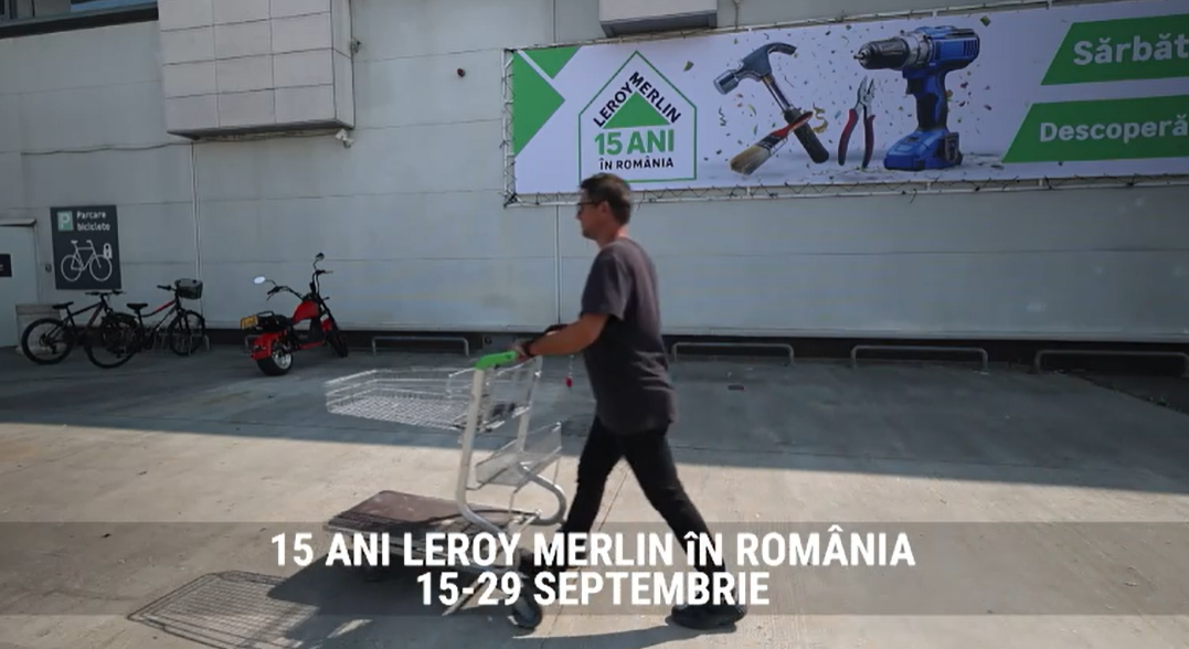 (P) LEROY MERLIN sărbătorește 15 ani în România. Povestea care a început în magazinul Colosseum