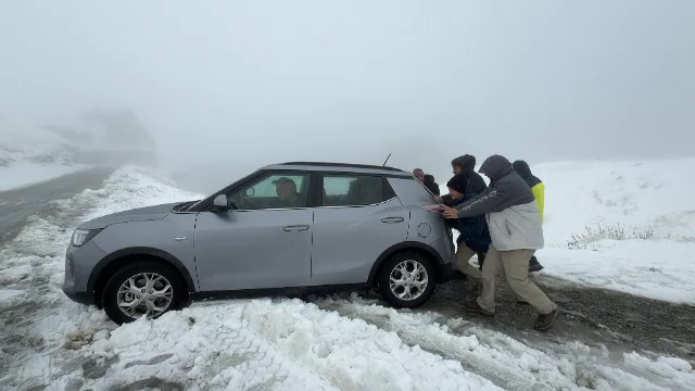 Zapada pe Transfagarasan