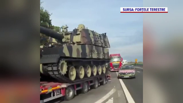 Primele obuziere K9 cumpărate de România au ajuns în țară. Unde vor fi fabricate următoarele unități