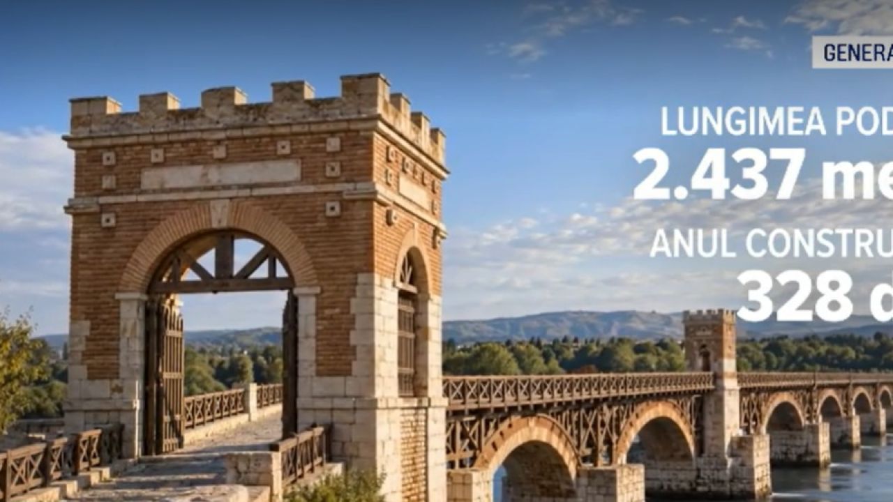 Arheologii au descoperit părți ale Podului lui Constantin cel Mare în Dunăre, la Corabia