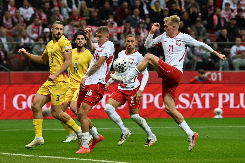 România, umilită de Polonia cu 6-0. Tricolorii au ajuns pe ultimul loc în grupa Ligii Națiunilor
