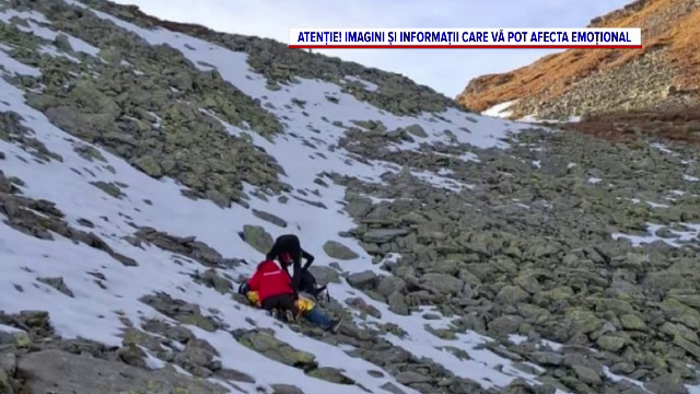 Un turist de 66 de ani a murit în Munții Făgăraș după ce a alunecat pe zăpadă și a căzut aproape 200 de metri