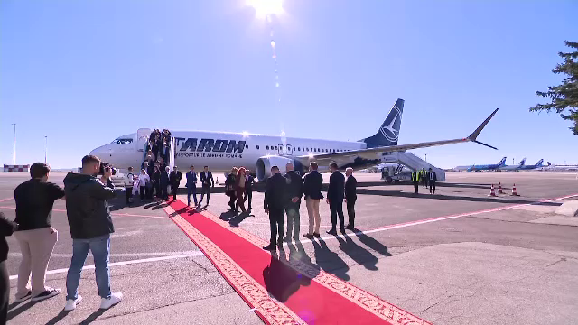 „Ivan Patzaichin”, noul avion din flota TAROM. Boeingul 737 MAX 8 a efectuat primul zbor cu pasageri