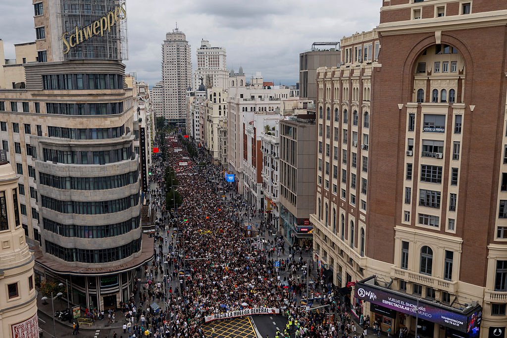 Proteste spania getty 3