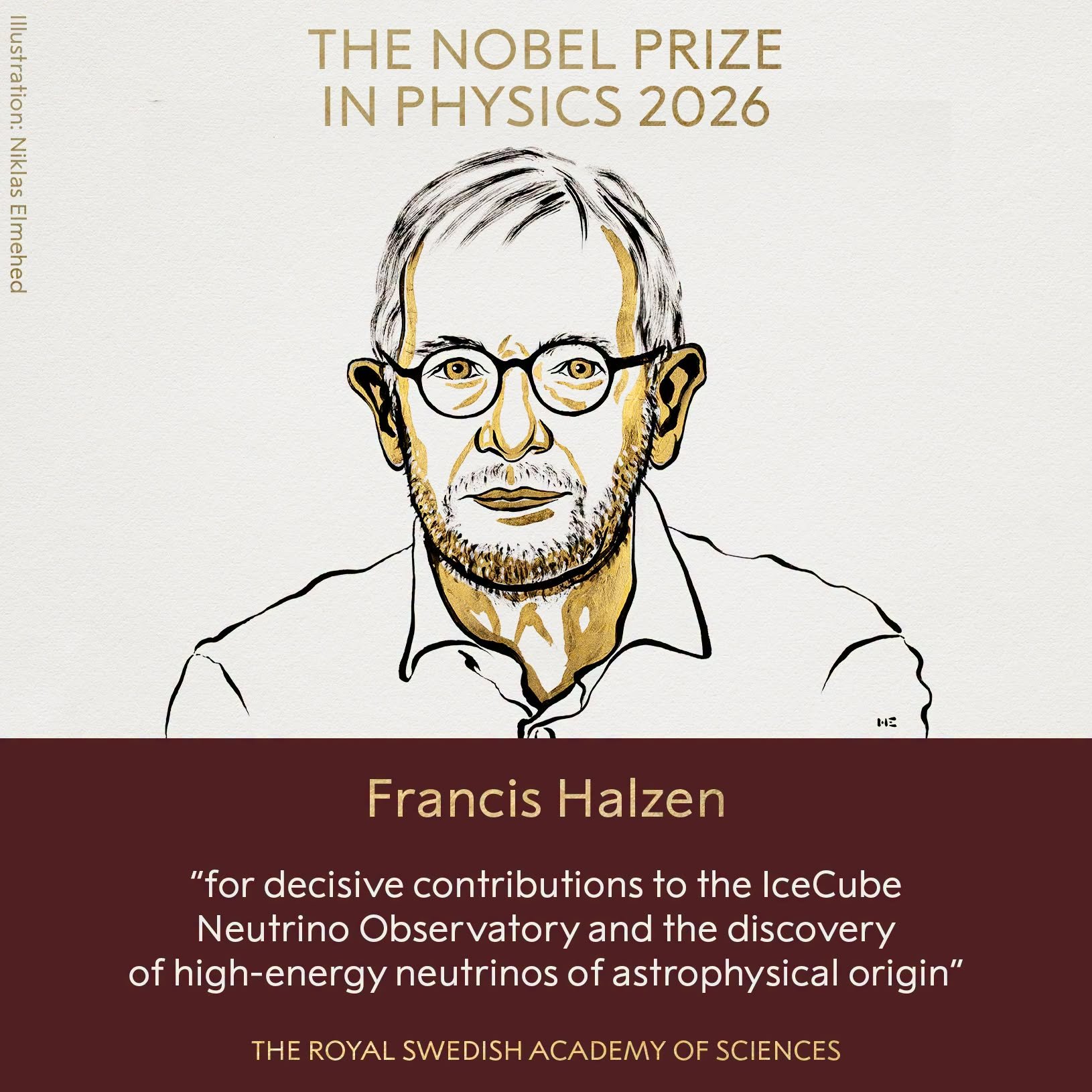 Laureatul Premiului Nobel pentru Fizică 2025. Francis Halzen a pus bazele unui tip de astronomie complet nouă
