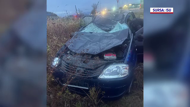 Un cal lăsat liber pe șosea a provocat un accident grav la ieșirea din Brașov