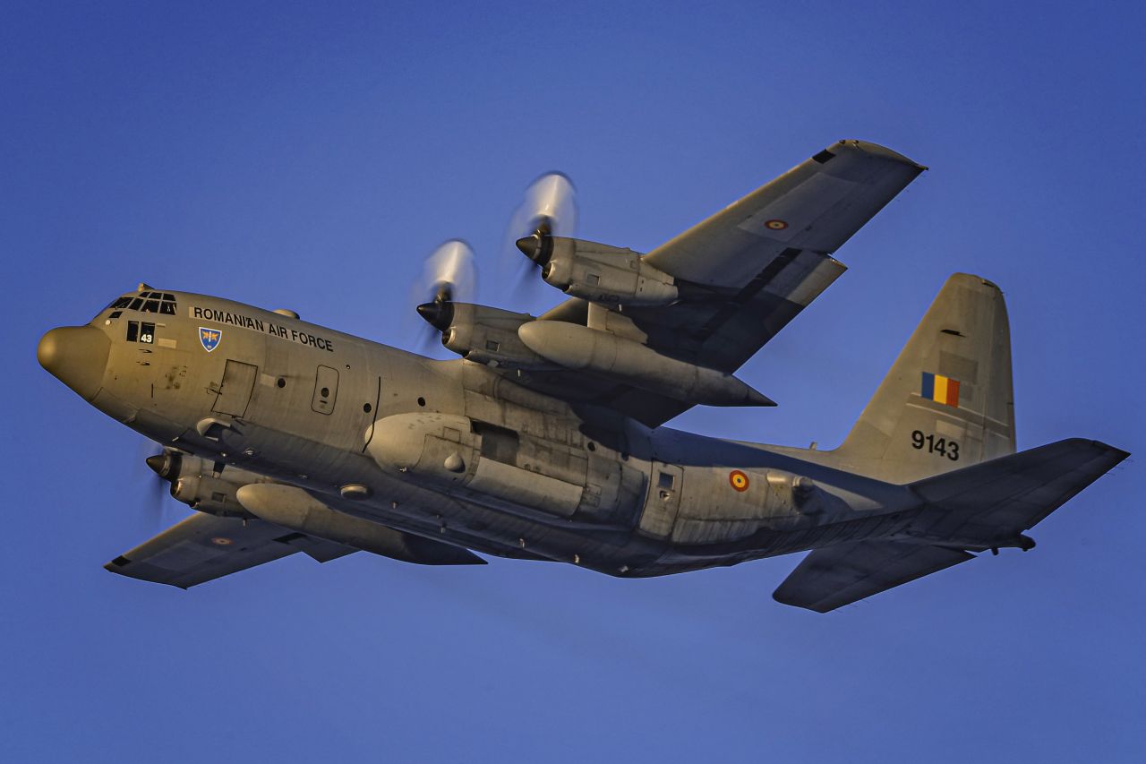 România primește gratuit o aeronavă C-130H Hercules de la SUA