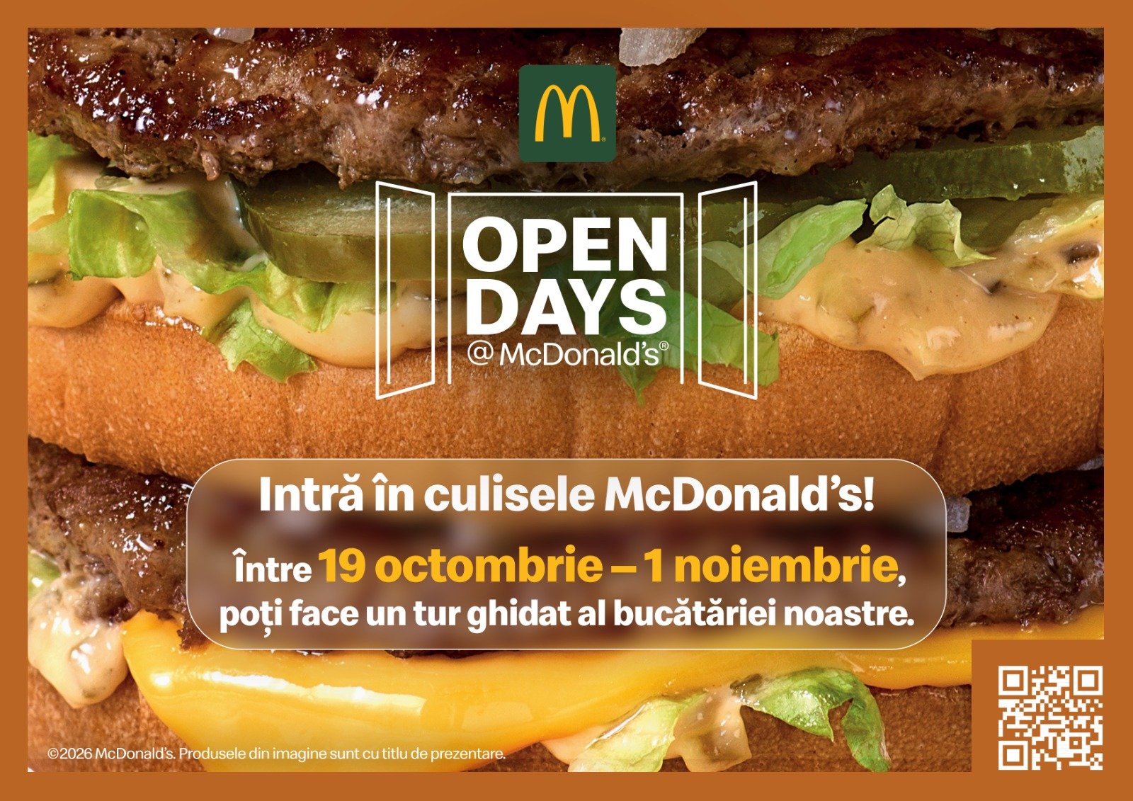 (P) O nouă invitație în culisele McDonald’s®: a doua ediție Open Days din 2026