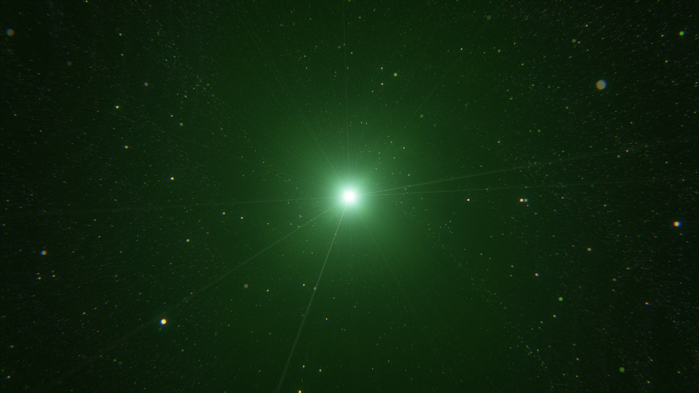 Prima stea verde, descoperită de astronomi: „Ar putea reprezenta dovezi ale existenței unui fost sistem planetar”