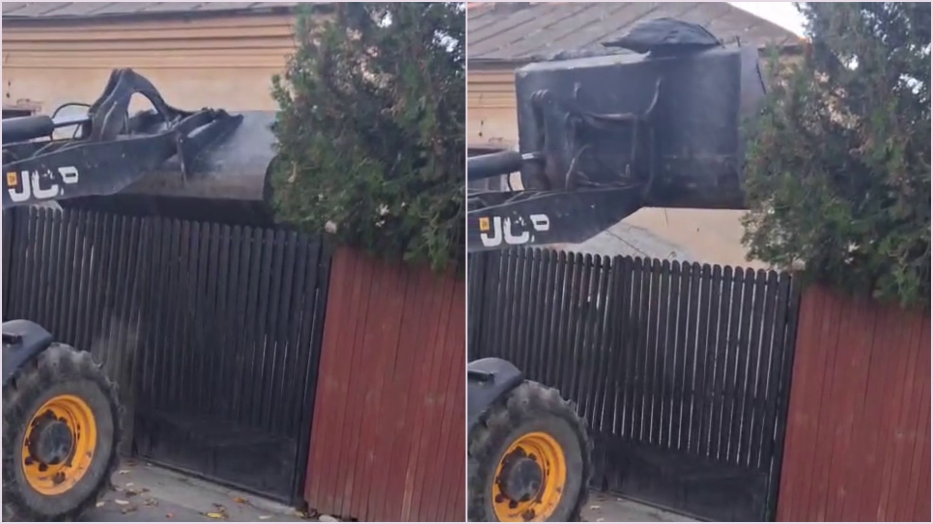 O primărie din Dolj a dus cu excavatorul gunoiul aruncat ilegal în curtea celui care l-a abandonat. Localnicii sunt revoltați
