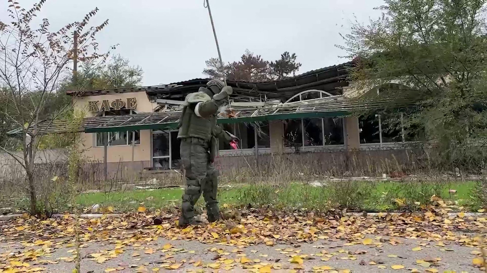 A început evacuarea populaţiei din oraşul ucrainean Oleşki ocupat de Rusia