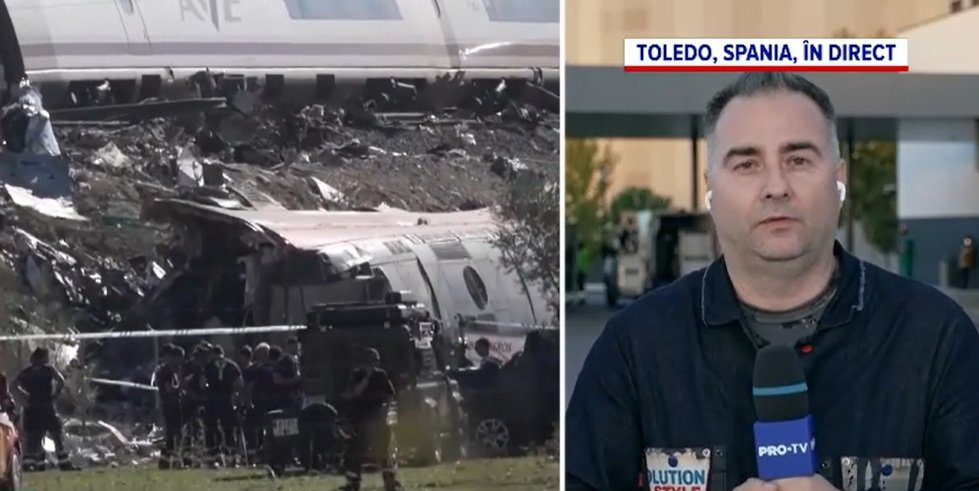 Corespondență PRO TV din Spania, după tragedia feroviară. Rudele au dat probe ADN ca să ajute la identificare morților